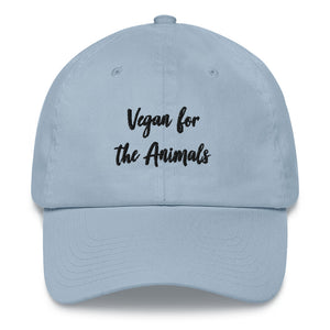 Vegan for the Animals baseball hat