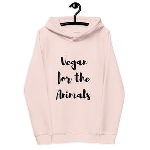 Vegan for the Animals eco fitted hoodie