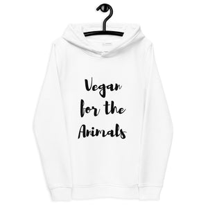 Vegan for the Animals eco fitted hoodie
